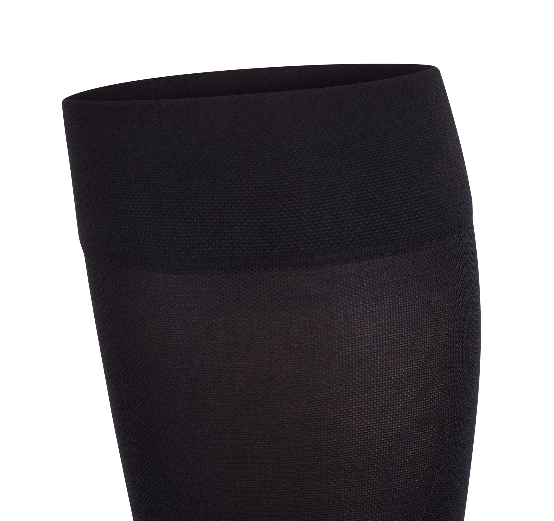 A close up of the top band on the Credalast Comfort Below Knee in Black