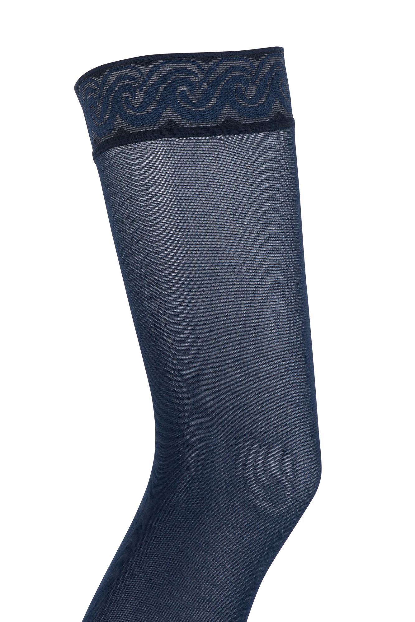 JOBST&reg; Opaque Class 1 Thigh Hold Up with Lace Topband