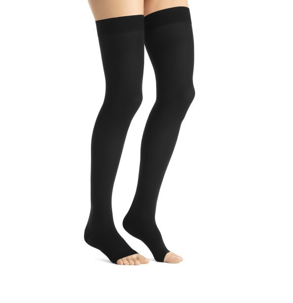 JOBST&reg; Opaque Class 2 Thigh Hold Up with Sensitive Topband