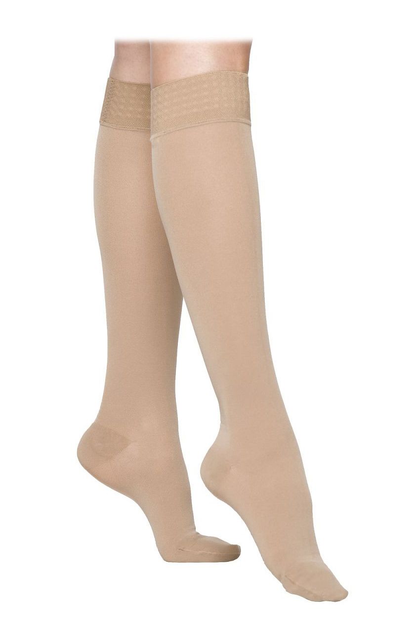 SIGVARIS&reg; Style SEMITRANSPARENT Class 1 Calf Compression Stockings