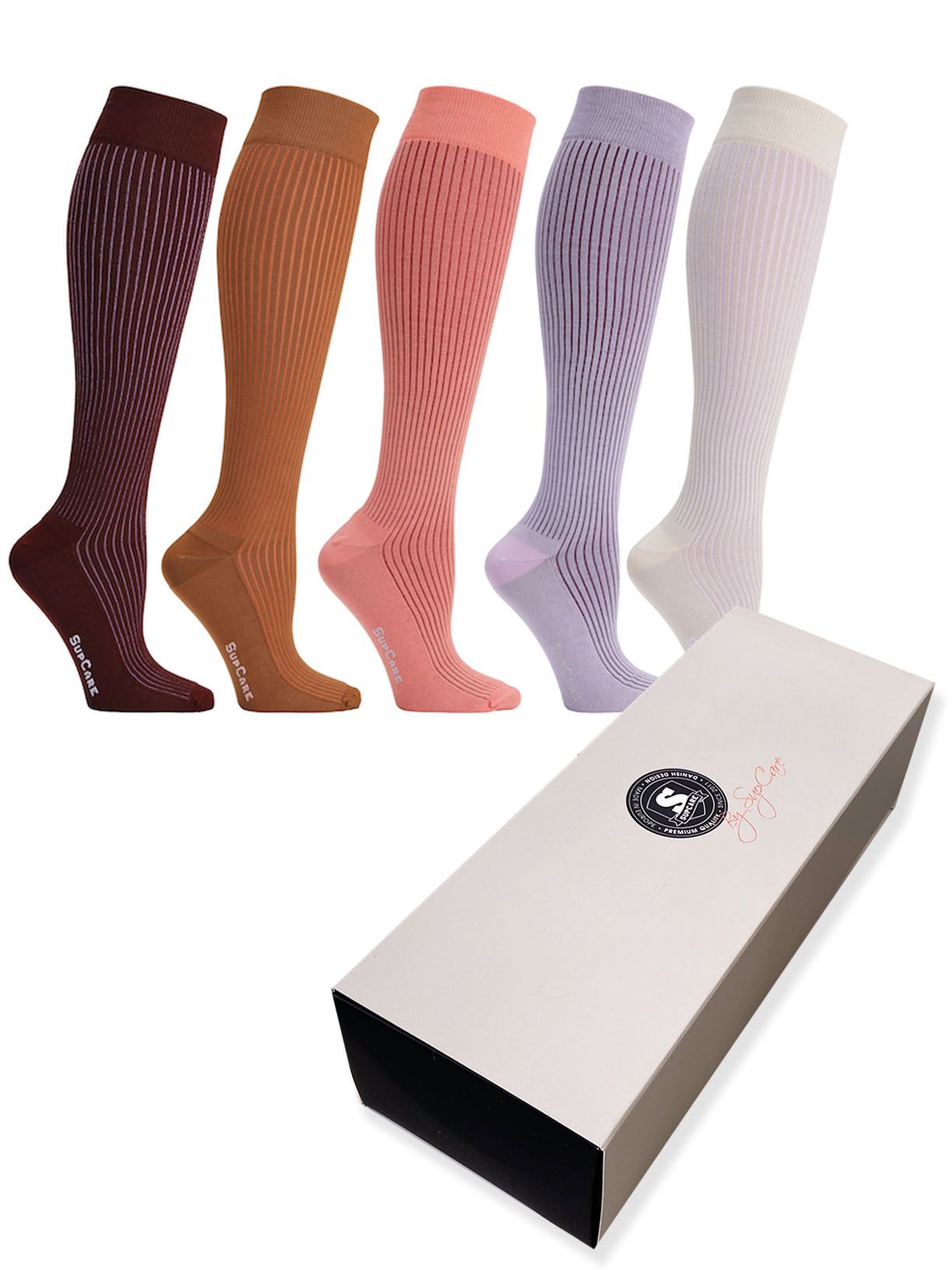 SupCare Womens Bamboo Socks Gift Set 5-Pairs