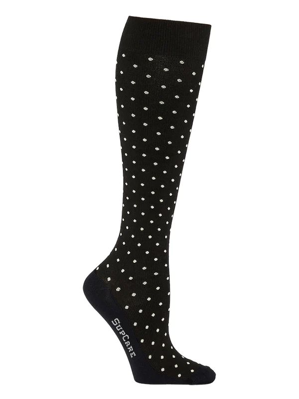 SupCare Bamboo Support Socks with Dots